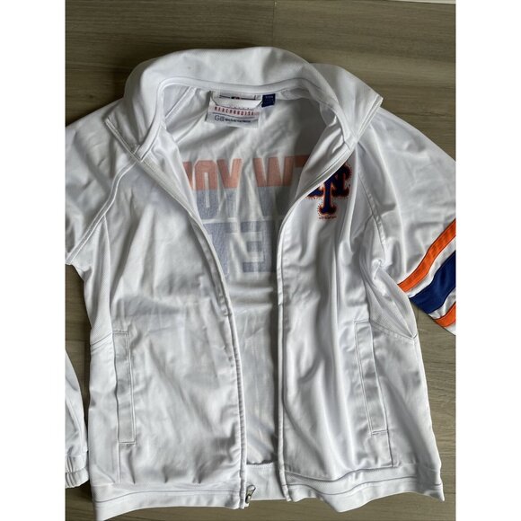 New York Mets‎ G-III Carl Banks Track Jacket Womens Full Zip Small Rhinestones - Picture 15 of 16